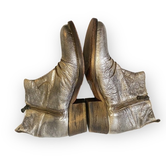 Elena Iachi Ankle boots‎ in Distressed Metallic leather, Size 37EU - Picture 12 of 14